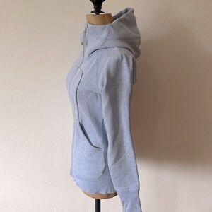 lululemon athletica Sky Blue Zip-Up Hoodie